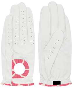 Gants de golf en cuir de mouton Cabretta pour hommes et femmes, conçus sur mesure, respirants, languette d'impression unique pour les sports de gauche à droite - Product Image 3