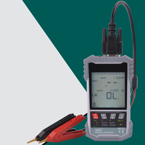 Testeur de batterie portable Value+ AB70D, analyseur de résistance interne pour batteries au plomb-acide et au nickel-cadmium, mesure 0-110V, quatre - Product Image 1