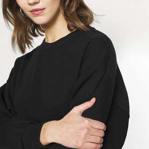 Venta al por mayor personalizado Vintage mezcla de algodón O cuello sudaderas hombres y mujeres sudadera de gran tamaño - Product Image 3