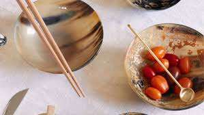 Bol de service en corne moderne artisanal indien décor à la maison intérieur vaisselle bols à pâtes finition naturelle et bols de décor colorés - Product Image 6