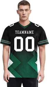 Maillot de football américain haut de gamme, respirant et de qualité supérieure, pour les fans et les joueurs, grandes tailles disponibles - Product Image 2