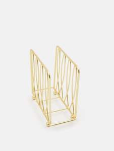 Porte-serviettes en papier en acier inoxydable doré pour décoration de bureau, comptoir de restaurant, table dorée, porte-serviettes en métal - Product Image 5