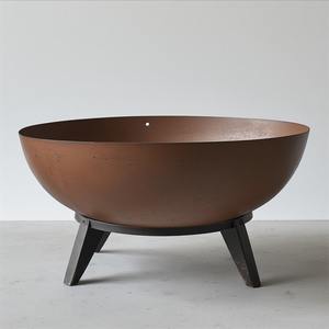 Foyer extérieur moderne en métal de qualité supérieure avec finition thermolaquée pour salons de jardin – Sécurité de combustion du bois et fiabilité à long terme - Product Image 4