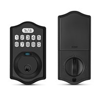 Serrure de porte intelligente à empreinte digitale, entrée sans clé, clavier électronique, pêne dormant, serrures intelligentes pour porte d'entrée, verrouillage automatique avec code