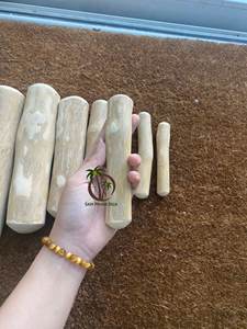 Jouet à mâcher en bois de café naturel pour chiens Bâton à mâcher pour animaux de compagnie ou jouet en os Matériau sûr et durable pour les soins dentaires et les loisirs amusants - Product Image 5