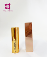 Rouge à lèvres et baume à lèvres personnalisables, format voyage, tube cosmétique en aluminium, formule à base de plantes, 30g, logo personnalisé, certifié HALAL
