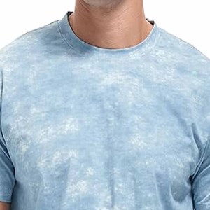 Camisa de manga corta para hombre, ropa elástica de algodón, camiseta de gimnasio para hombre, camisetas para hombre, stock de fábrica, espiga informal - Product Image 2