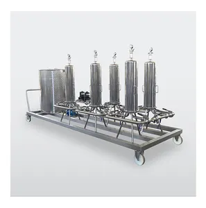 Technologie innovante Excellente performance Filtre à flux croisé automatique pour le vin, la bière Filtration liquide Fabriqué en Italie