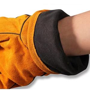 Gants de soudage en cuir de vachette de qualité supérieure résistants à la chaleur et au feu, choix du soudeur, meilleur prix, gants de sécurité - Product Image 5