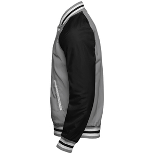 แจ็กเก็ตเบสบอลผ้าฟลีซสำหรับผู้ชายเสื้อแจ็กเก็ตมีขนาดออกแบบโลโก้ได้ตามต้องการสำหรับฤดูหนาว - Product Image 4