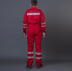 Hi Vis Construcción Ropa DE TRABAJO Uniformes Profesional Algodón Poliéster Industrial Overol Ignífugo Seguridad Ropa DE TRABAJO Fábrica - Product Image 5