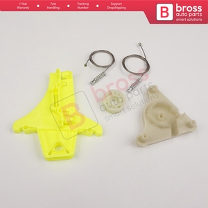 BWR5520 Kit de reparación de regulador de ventanilla eléctrica puerta trasera izquierda para Passat B6 3C2 3C5 B7 362 365 2010-2015 4/5 Door Bross Auto Parts - Product Image 3