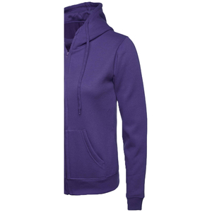 Vestido Sudadera de Invierno Personalizado para Mujer, 100% Algodón, Felpa, Ecológico, Transpirable, Resistente al Viento, con Bordado en Relieve en la Parte Delantera, Color Morado - Product Image 5