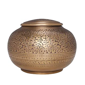 Wholesale Modern Design Antique Hammered Aluminium Adult Cremation Urns for Human Ashes-Elegant Customizable Most Precious <b>Gift</b> - Product Image 1