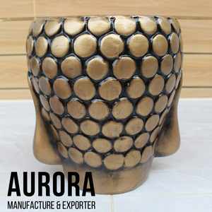 Macetas de Cerámica con Forma de Rostro de Buda, Estilo Vietnamita, Decoración Ecológica para Jardín con Orificio de Drenaje y Logotipo Personalizado - Product Image 6