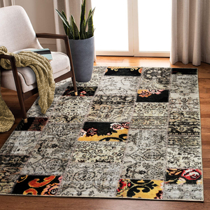 Alfombra Turca Adiva, Tejida a Máquina, Lavable, de Poliéster, con Base de Algodón, Antideslizante, con Patrón Geométrico, Exportación Directa de Gaziantep - Product Image 4