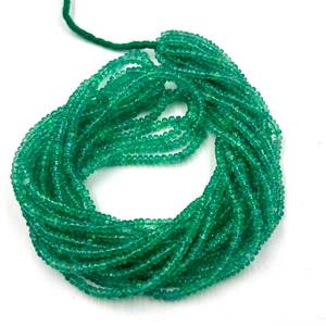 Cuentas de Esmeralda Zambiana Verde Natural Más Vendidas, 3-4 mm, Lisas, Redondas, Piedras Preciosas, Cuentas de Piedras Preciosas Genuinas para Joyería - Product Image 5