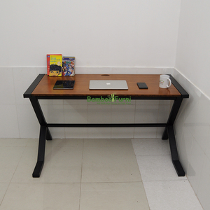 SB010b Japanese-Style <b>Simple</b> Bamboo and Wood Computer <b>Desk</b> with Legs 120x60x75 (cm) - Product Image 4