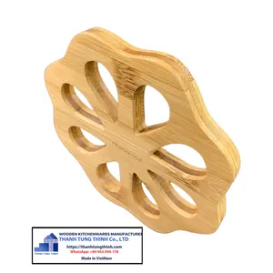 魅力的な木製のトリベットをまとめてホットアイテム: 顧客のキッチンの外観と安全性を高める