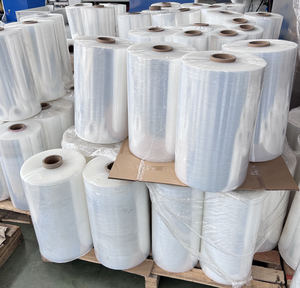 Rouleau de <span class=keywords><strong>film</strong></span> rétractable industriel pour fournitures de déménagement Palettes de meubles <span class=keywords><strong>Film</strong></span> plastique pour emballage <span class=keywords><strong>Film</strong></span> étirable robuste - Product Image 3