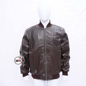 Manteau chaud de moto d'extérieur décontracté de grande taille personnalisé de haute qualité Vestes en cuir d'hiver pour hommes de grande taille - Product Image 1