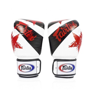 Gants de boxe Muay Thai Fairtex sur mesure, tendance du moment, en cuir de vachette véritable, respirants, anti-humidité, fermeture à lacets - Product Image 5