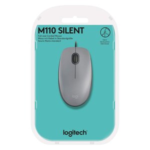 <b>Mouse</b> Consumer M SERIES M110 Silent Wired Grey 910 006760 - Product Image 2