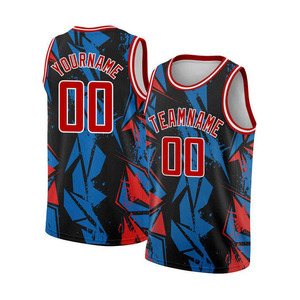 Maillot de basket-ball réversible à séchage rapide maillot réversible Double face vêtements de sport personnalisés maillot de basket-ball sans manches pour hommes - Product Image 3