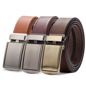 Ceinture personnalisée pour homme, formelle, solide, large, en cuir pleine fleur, couleur tan, noir, marron, boucle en plaque, durable, écologique - Product Image 2