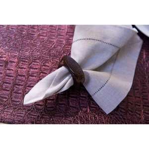 Resin Napkin Rings with Antique-inspired <b>Gold</b> <b>Trims</b> & Adding a Vintage Charm to Your Table for Formal Dinners and Events - Product Image 5