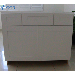 Mueble de Baño VSB42 con Doble Base y Triple Cajón, Resistente al Agua, con Cierre Suave, Listo para Armar - Product Image 2