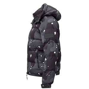 OEM Custom Design Winter Down Coat Hoodie Puffer <b>Men</b> <b>Jacket</b> Streetwear Printing Webbing Thickening Bubble Coats <b>Men's</b> <b>Jacket</b> - Product Image 4