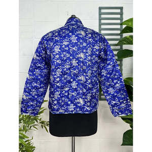 Chaqueta Acolchada de Seda Reversible para Mujer, Suave y Ligera con Calidez de Doble Cara para Otoño e Invierno - Product Image 3