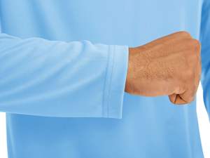 UPF 50 chemises de pêche à capuche pour hommes Protection UV hommes chemises de pêche à manches longues sweat à capuche de pêche avec visage masqué - Product Image 5