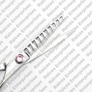 Tijeras de adelgazamiento de peluquero para corte de pelo de salón profesional, acero inoxidable de alta calidad con punta de hoja afilada - Product Image 3