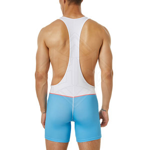 Singlet de Lucha Libre Personalizado de Alta Calidad para Hombre, de Secado Rápido, Transpirable y Cómodo, con Logotipo Personalizado - Product Image 6