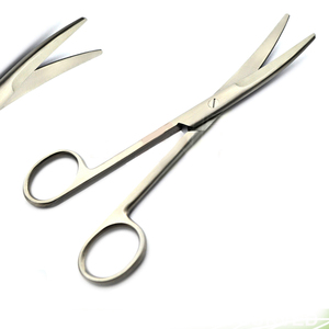 กรรไกรผ่าตัด,กรรไกรโลหะสแตนเลสแบบโค้ง - Product Image 6