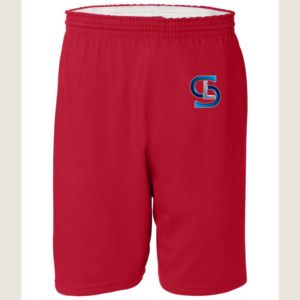 Short de gym personnalisé pour hommes, pantalon de survêtement de sport élastique à séchage rapide, short d'entraînement, design brodé avec cordon de serrage, options de taille plus - Product Image 2