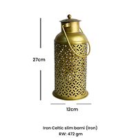 Farol de Hierro Antiguo con Diseño Floral, Portavelas Decorativos de Metal, Jarrones para Decoración del Hogar, Resistentes al Calor, Hechos a Mano, para Navidad y Pascua