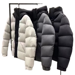 Doudoune à capuche épaisse et chaude à col haut pour homme, vêtement d'extérieur décontracté, vente en gros, mode hiver 95% - Product Image 6