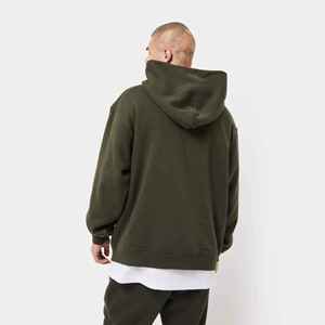 Sweat à capuche 100% coton unisexe de haute qualité, poids lourd 345GSM, col surdimensionné, motif imprimé solide, personnalisable pour l'hiver, vente en gros - Product Image 5