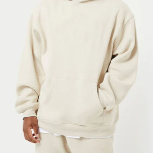 High Quality Pullover 350gsm Oversized Hoodie Custom logo Blank Unisex <b>Black</b> Heavyweight Mens <b>Hoodies</b> - Product Image 4