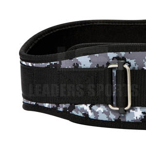 Ceinture de musculation robuste en peau de mouton, respirante et réglable, conçue pour améliorer la performance et soutenir l'entraînement de force. - Product Image 6