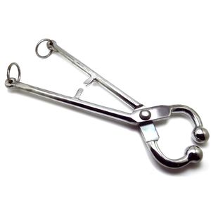 Alicates de Punta larga de acero inoxidable personalizados de calidad profesional para ganado Instrumentos veterinarios reutilizables Soporte para vacas y toros - Product Image 5
