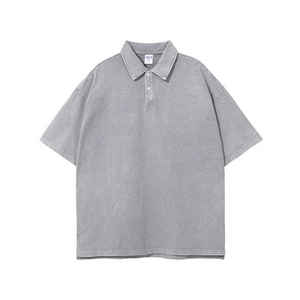 Camisetas Polo Acid Wash de talla grande para hombre, camisetas Polo de talla personalizada para hombre, camisetas Polo de la mejor calidad hechas por RAM Industry - Product Image 4