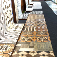 Baldosas de Cerámica Premium de 60x60 cm con Aspecto de Madera, Baldosas de Porcelana con Aspecto de Alfombra, Baldosas de Cerámica Esmaltada de 600x600 mm para Piso