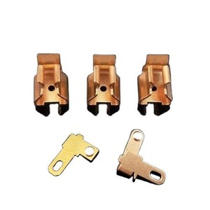 Pièces d'estampage en métal argent ou bronze et cuivre de haute précision pour les utilisations d'ingénierie conductrices et décoratives à vendre - Product Image 6