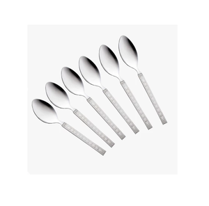 Juego de cucharas de postre de acero inoxidable de la mejor calidad, juego de regalo para fiestas, bodas, artículos decorativos - Product Image 1