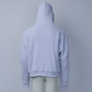 Sweat à capuche en polaire pour homme, poids lourd, hiver, fabriqué au Pakistan, streetwear, OEM, luxe, haute qualité, coupe classique, motif brodé de lettres - Product Image 3