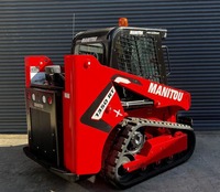 Mini-chargeuse sur chenilles diesel Yanmar économique avec moteur à couple élevé et garantie de 4 ans
